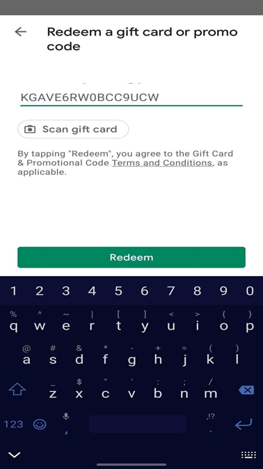 about google gift card